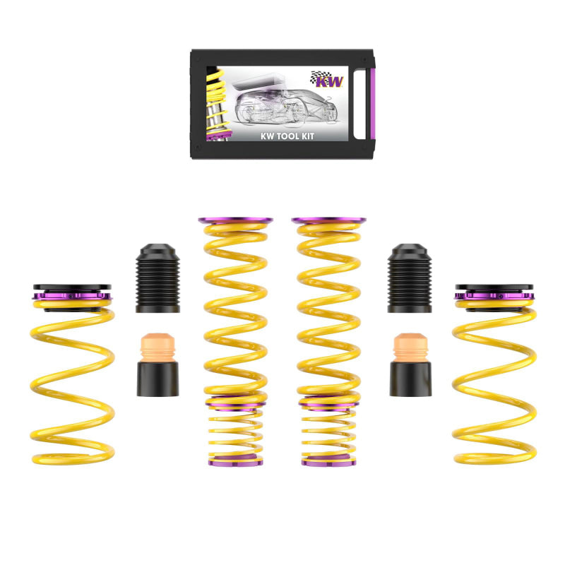 KW 2020+ Chevrolet Corvette C8 (w/ Electronic Dampers & OE Noselift) Height Adjustable Spring Kit 25361034 25361034 Photo - Primary