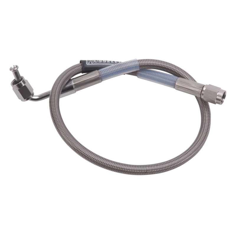 Russell 18" 90° -3 AN To Straight -3 AN Universal Brake Hose - Endura 655042 Photo - Primary