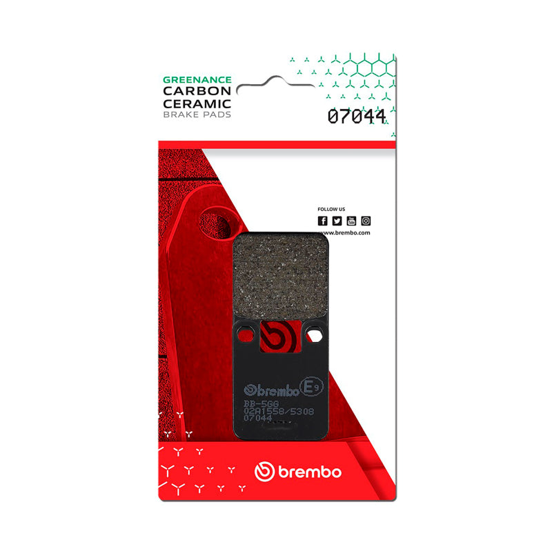 Brembo OE Suzuki A/Suzuki Ay/Suzuki Ux/Yamaha Dt/Yamaha Tzr Carbon Ceramic Brake Pad - Rear 07044 07044 User 1