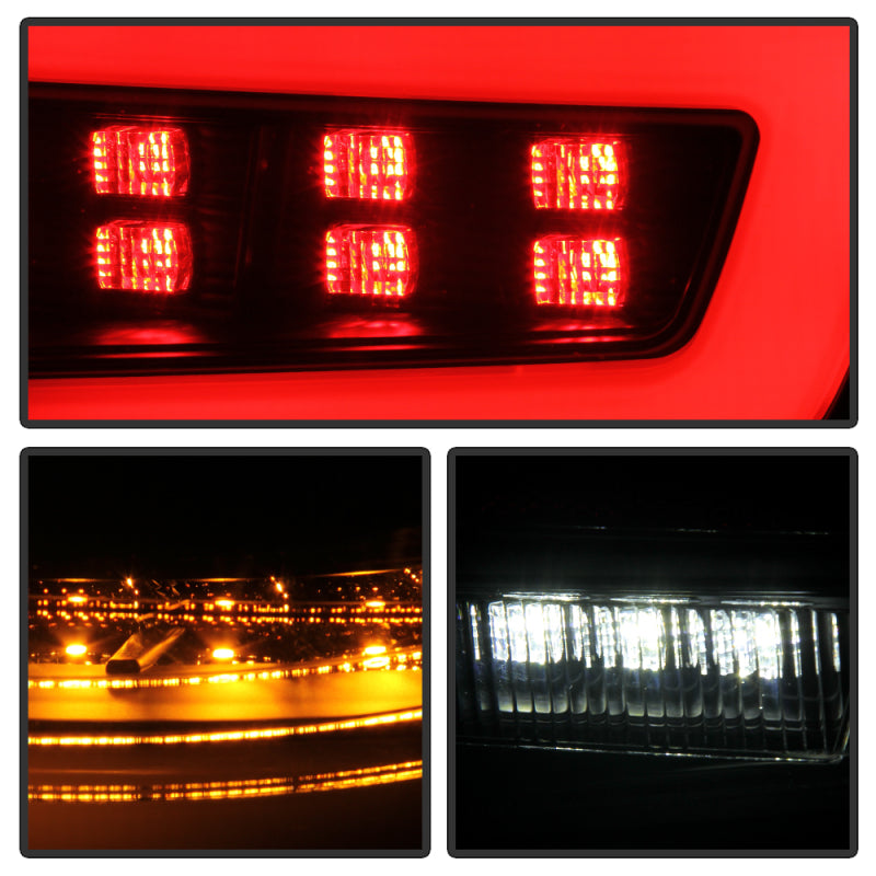 Spyder 08-11 Subaru Impreza WRX 4DR LED Tail Lights - Black ALT-YD-SI084D-LED-BK 5087966 5087966 User 5