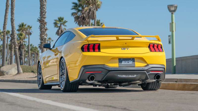 Borla 2024 Ford Mustang GT 5.0L V8 w/o Active Exhaust S-Type Axle-Back Exhaust System - Black Chrome 11983BC 11983BC Photo - Mounted