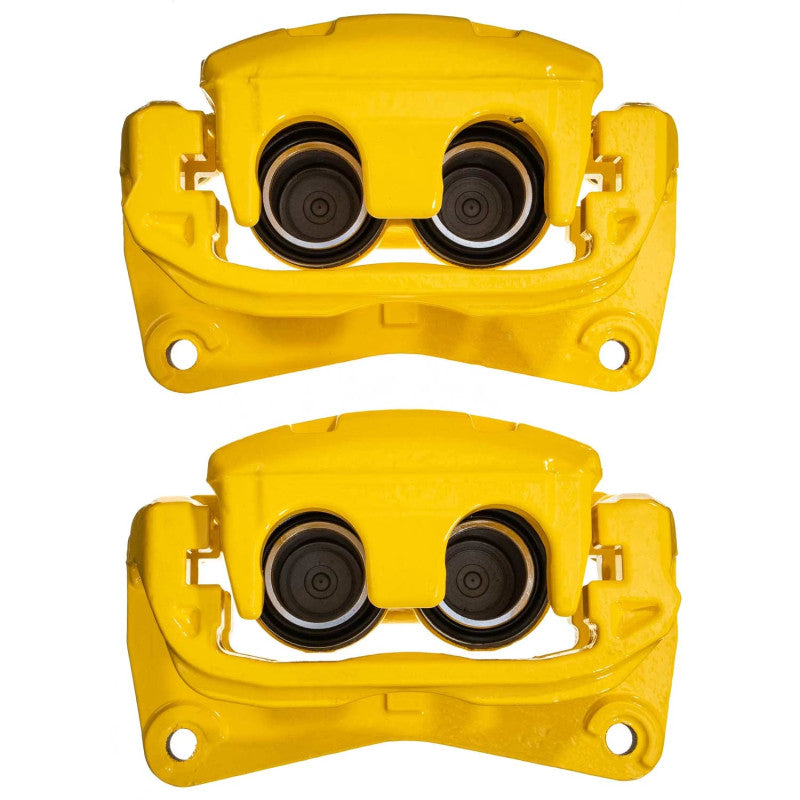 PowerStop Power Stop 17-20 Toyota 86 Front Yellow Caliper w/Bracket (Pair) S7084YLW S7084YLW Photo - Primary