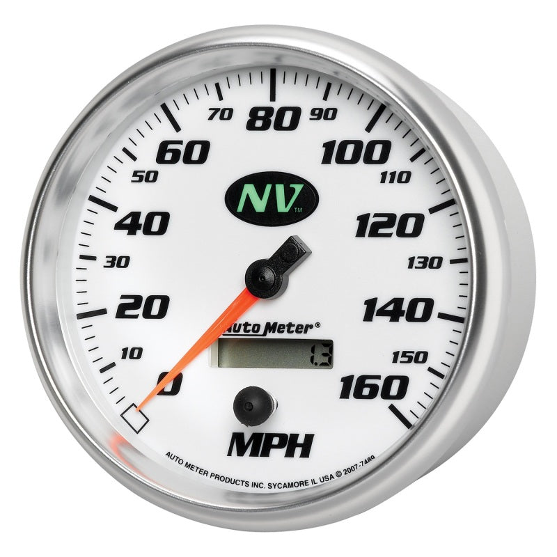 AutoMeter Gauge Speedometer 5in. 160MPH Elec. Programmable NV 7489 7489 User 3