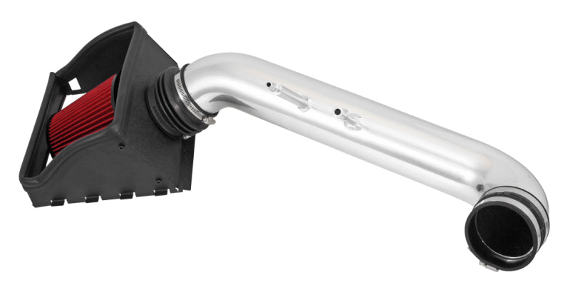 Spectre 15-18 Ford F150 V8-5.0L F/I Air Intake Kit - Polished w/Red Filter 9033 9033 Photo - lifestyle view