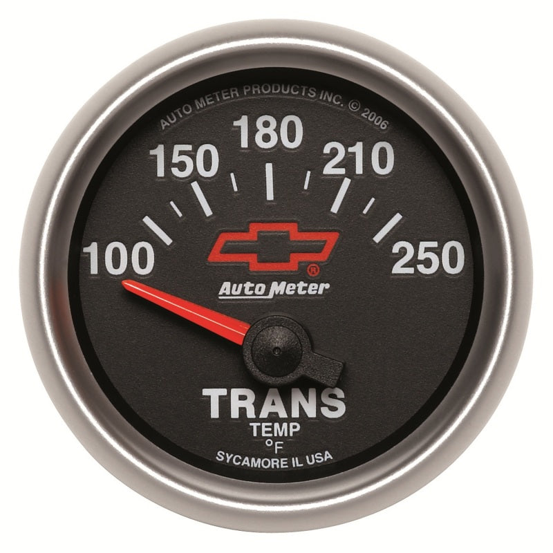 Autometer Gauge TransT 2" 100-250 Deg. F Elec Gm Bowtie Black 3649-00406 Photo - Primary