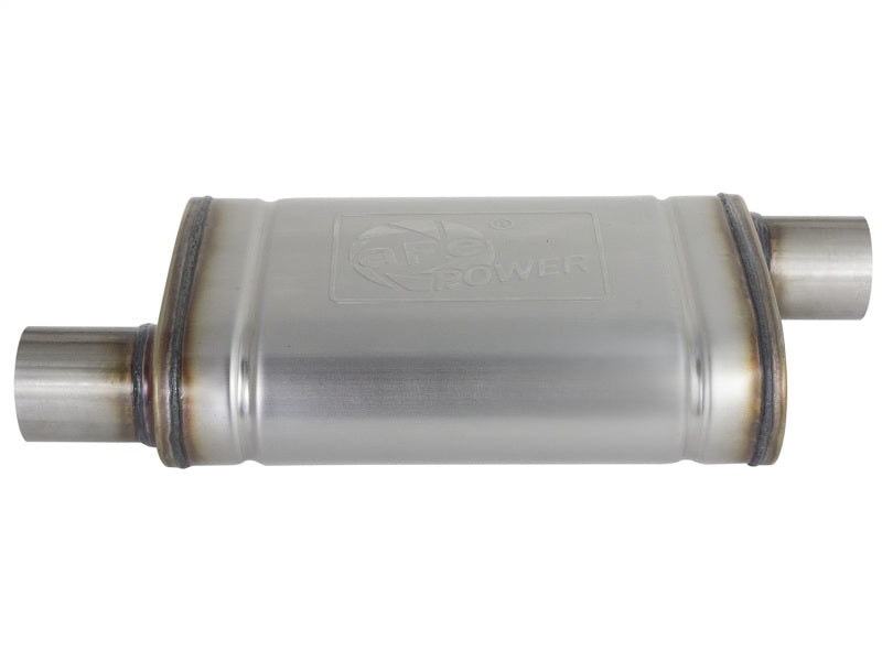 aFe POWER 49M00028 MACH Force-Xp 2-1/2" 409 Stainless Steel Muffler 49M00028 Photo - Unmounted