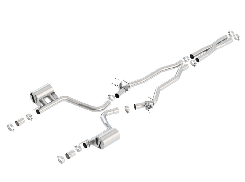Borla 2015 Dodge Challenger SRT/392 Hemi 6.4L V8 ATAK Catback Exhaust w/ Valves Factory Bezel 140641 140641 Photo - Primary