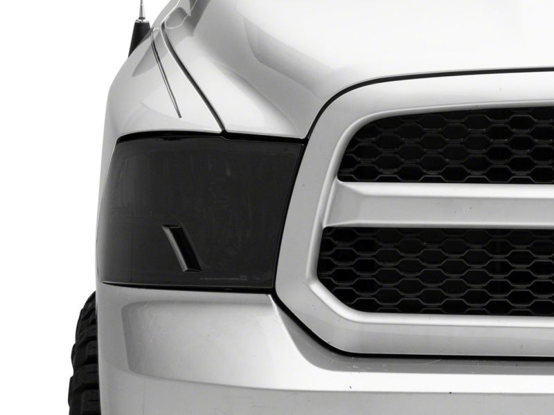 Raxiom 09-18 Dodge RAM 1500 Axial OEM Rep Headlights w/ Single Bulb- Chrome Housing (Smoked Lens) R118019 R118019 Photo - Close Up