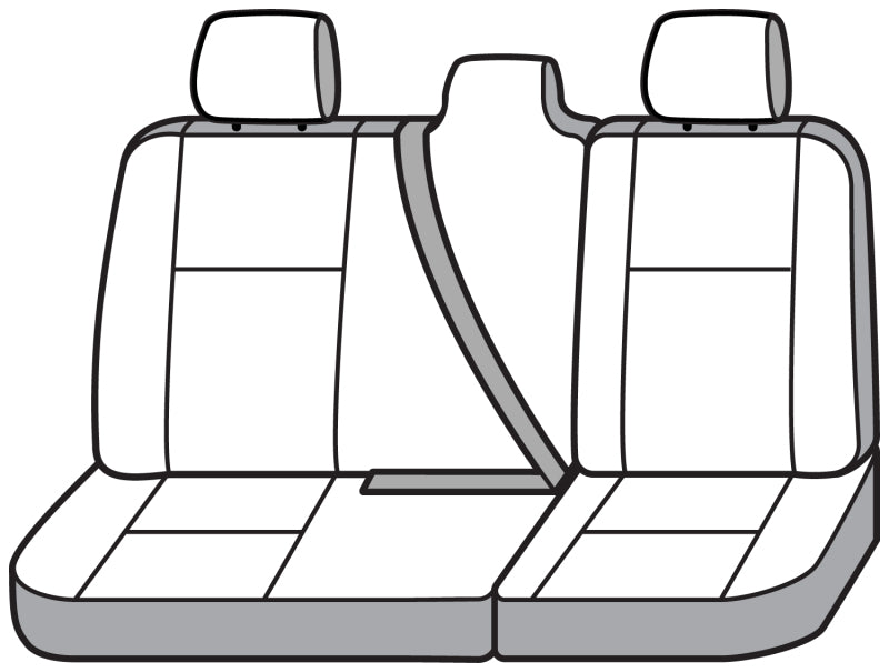 Covercraft 19-24 Dodge RAM 1500 Endura PrecisionFit Custom Second Row Seat Covers - Blue/Black GTD4365ENDB GTD4365ENDB Photo - out of package