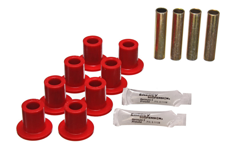 Energy Suspension Leaf Spring Bushing Set Red Dodge D100 All 1975-1989 5.2102R Photo - Primary