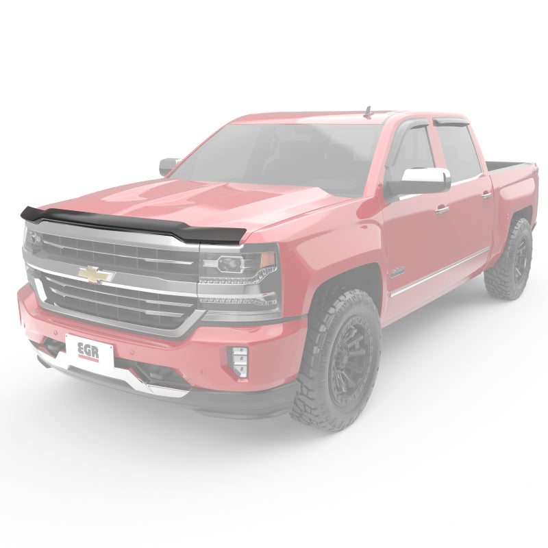 EGR 14+ Chev Silverado LD Superguard Hood Shield - Matte (301575) 301575 301575 Photo - Mounted
