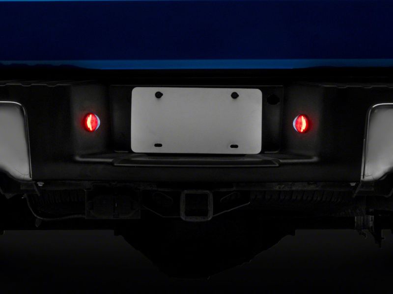 Raxiom 10-14 Ford F-150 Axial Series LED License Plate Lamps- Red and White T557361 T557361 Photo - Close Up