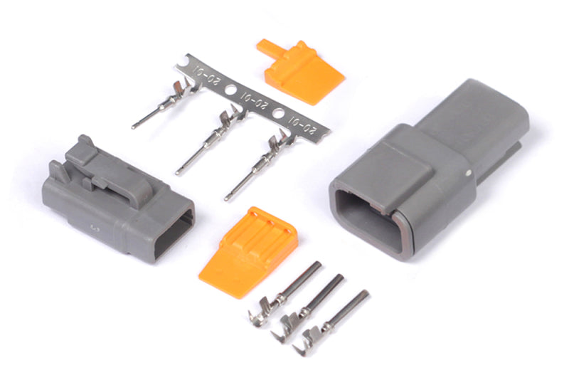 Haltech Plug and Pins Only - Matching Set of Deutsch DTM-3 Connectors HT-031013 Photo - Primary