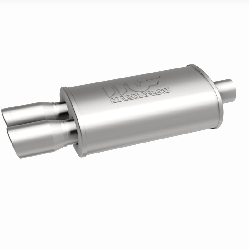 MagnaFlow 5" X 8" Oval Center/Dual Performance Muffler With Tip 14862 360 Degree Image Set