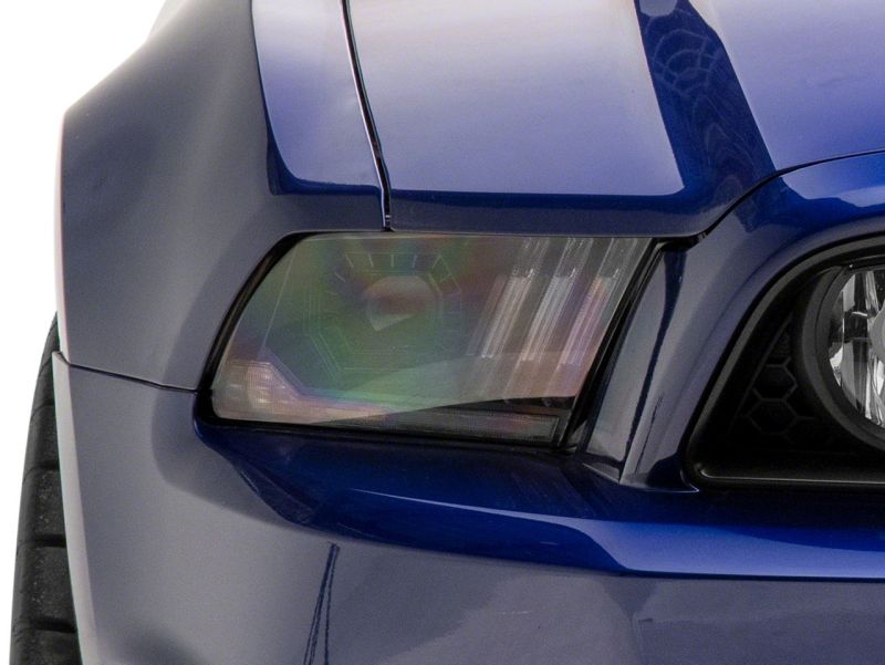 Raxiom 13-14 Ford Mustang LED Projector Headlights SEQL Turn Signals- Blk Housing (Clear Lens) 426686 426686 Photo - Close Up