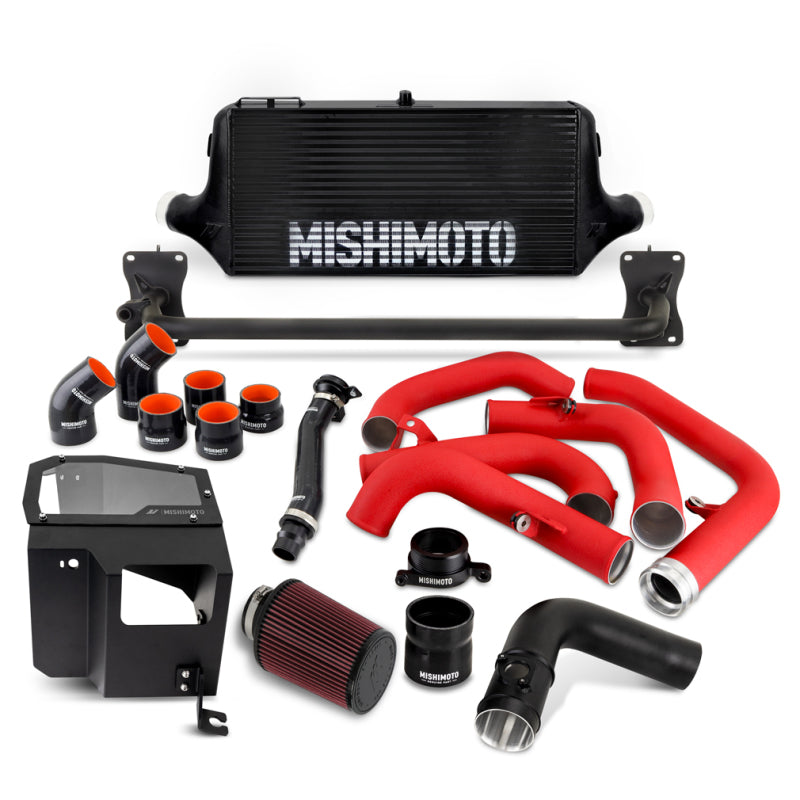 Mishimoto 2022+ WRX Intercooler Kit W/ Intake BK Core WRD Pipes MMINT-WRX-22AIBKRD MMINT-WRX-22AIBKRD Photo - Primary