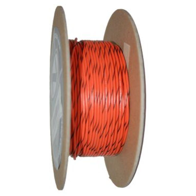 NAMZ OEM Color Primary Wire 100ft. Spool 18g - Orange/Black Stripe NWR-30-100 NWR-30-100 Photo - Primary