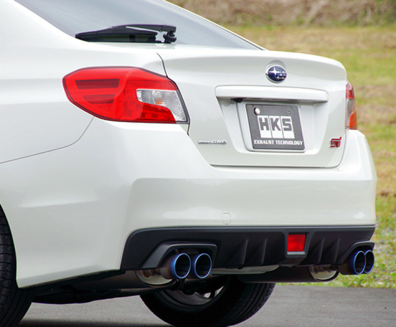 HKS Super Turbo Muffler Ti Subaru Vab Wrx Sti/Vag Wrx S4 31029-Af013V 31029-AF013V Photo - Primary