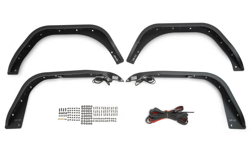 DV8 Offroad 18-23 Jeep Wrangler JL Slim Fender Flares FDJL-07 FDJL-07 Photo - Unmounted