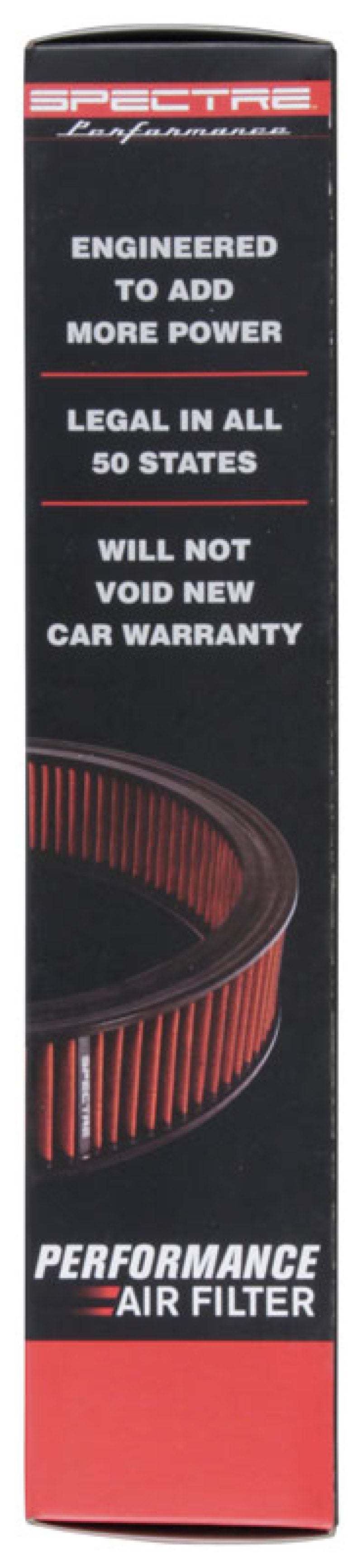 Spectre 1985 Cadillac Seville 5.7L V8 DSL Air Filter 14in. X 3in. - Red HPR0136 HPR0136 Photo - in package