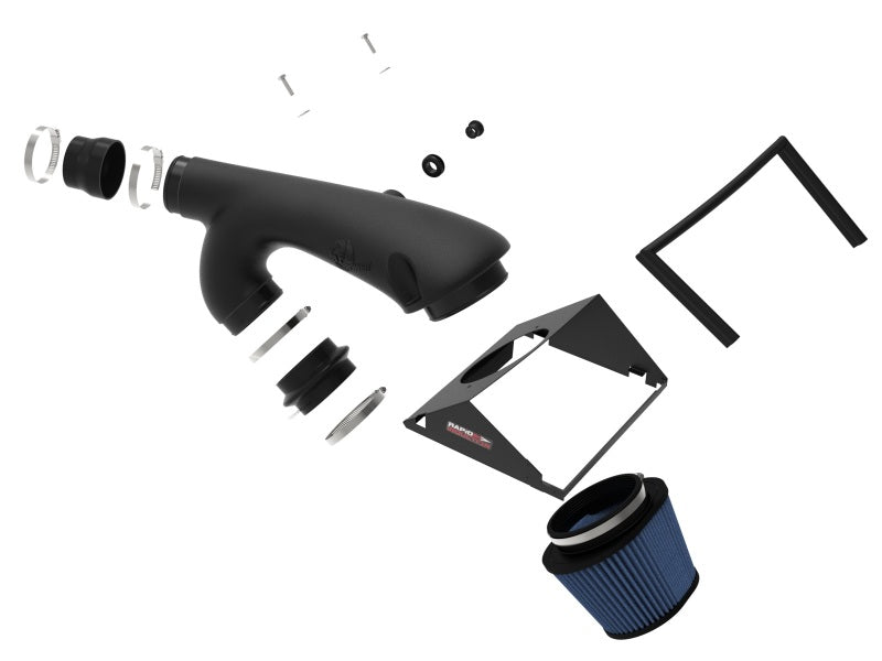 aFe Rapid Induction Cold Air Intake System w/Pro 5R Filter 2021+ Ford F-150 V6-3.5L (tt) 52-10010R 52-10010R Photo - Unmounted