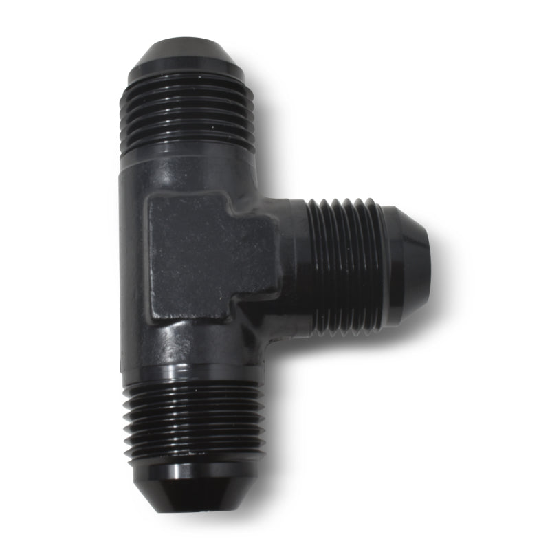 Russell Adapter Fitting -8 Flare Tee Blk Finish 661033 Photo - out of package