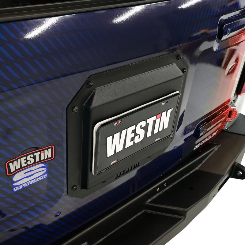 Westin 21-25 Ford Bronco (Excl. Sport) Spare Tire Delete Plate - Tex. Blk 59-89055 59-89055 Photo - Mounted