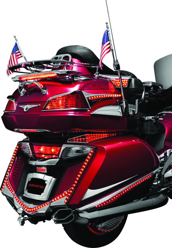 Kuryakyn L.E.D. Lighted Trunk Lid Handle 01-17 GL1800 Chrome 3215 3215 User 1