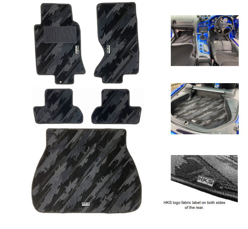 HKS FLOOR MATS FD3S FULL SET OCT LHD 53001-AZ011 53001-AZ011 User 1