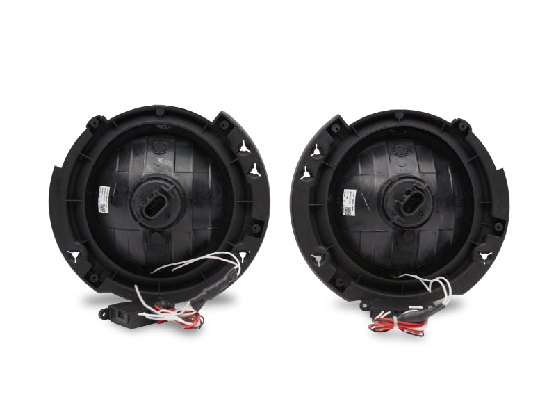 Raxiom 07-18 Jeep Wrangler JK LED Halo Headlights- Chrome Housing (Clear Lens) J121871 J121871 Photo - Close Up