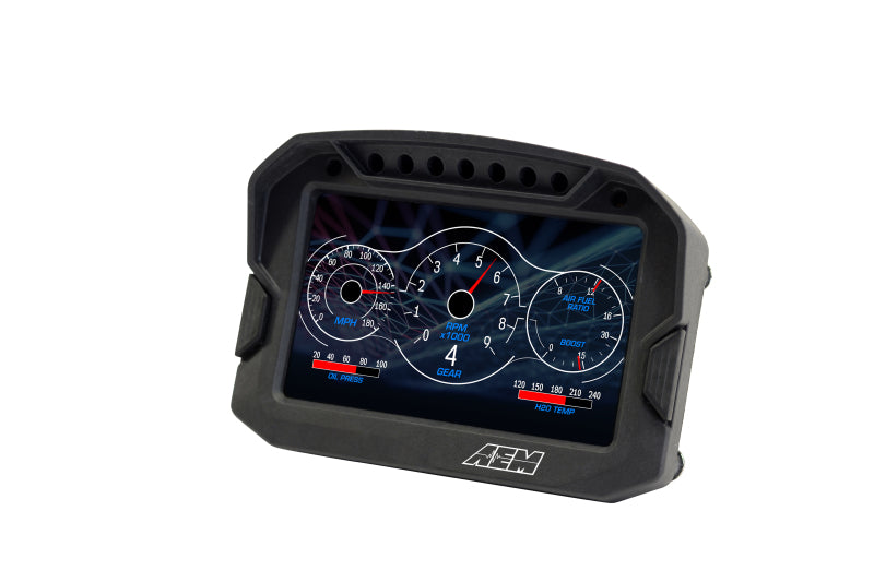 AEM CD-5LG Carbon Logging Digital Dash Display w/ Internal 10Hz GPS & Antenna 30-5603 30-5603 Photo - out of package