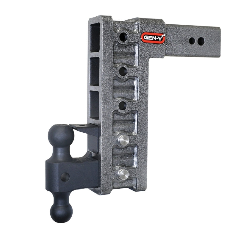 GEN-Y Hitch Gen-Y Mega Duty 3in Shank 12in Drop 3500lb TW 32K Hitch w/GH-0161 Dual-Ball/GH-0162 Pintle Lock GH-1725 GH-1725 Photo - Primary