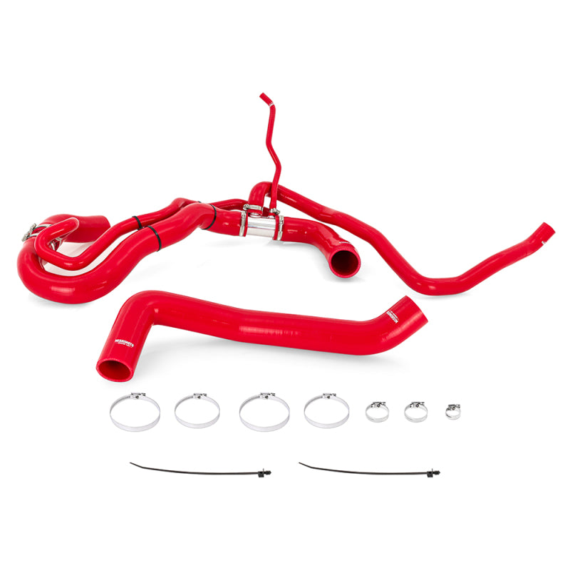 Mishimoto 17-19 Chevrolet Duramax 6.6L L5P Red Silicone Radiator Hose Kit MMHOSE-DMAX-17RD MMHOSE-DMAX-17RD Photo - Primary