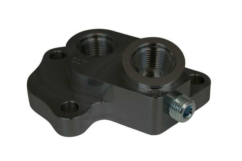 Moroso Ford 5.0/Coyote Gen 1/2/3 Remote Oil Filter Adapter 23689 23689 Photo - Primary