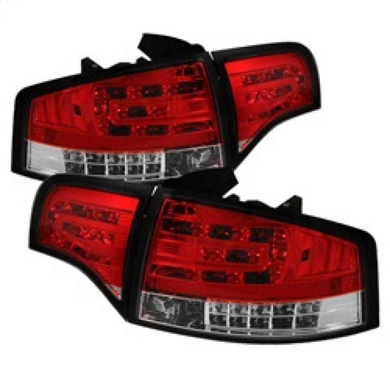 Spyder Audi A4 4Dr 06-08 LED Tail Lights Red Clear ALT-YD-AA406-G2-LED-RC 5029294 5029294 Photo - Primary