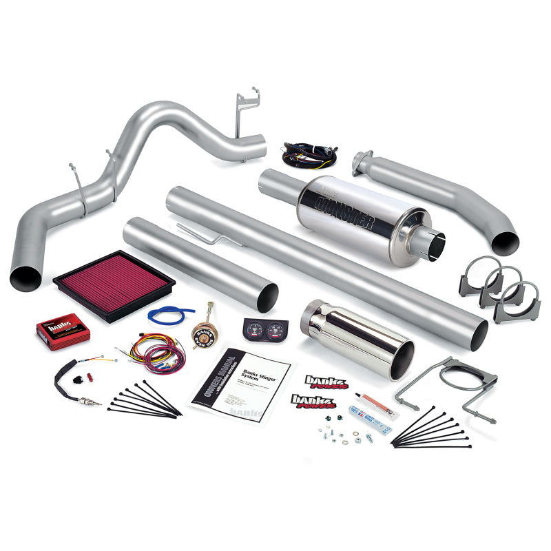 Banks Power 02 Dodge 5.9L 235Hp Std Cab PowerPack System - SS Single Exhaust w/ Chrome Tip 49396 49396 Photo - Primary