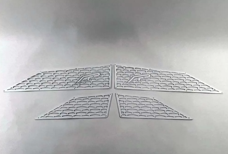 Agency Power 17-22 Polaris RZR XP Turbo White Aluminum Side Vent Covers AP-RZR-655-WHT