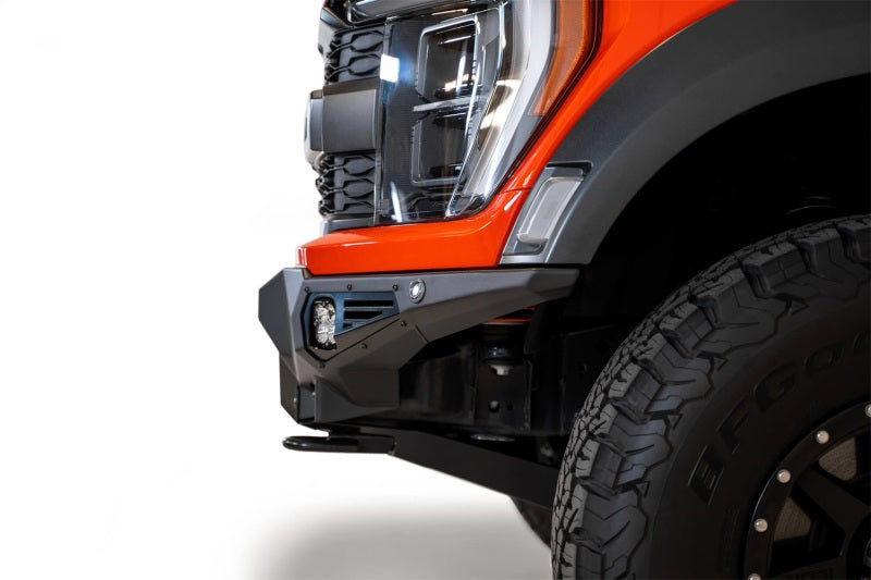 Addictive Desert Designs 2021+ Ford Raptor Bomber Front Bumper w/ Dual 20IN LED Mounts F210012140103 F210012140103 Photo - Mounted