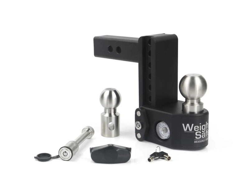 Weigh Safe 6in Drop Hitch w/Built-in Scale & 2in Shank (10K/15K GTWR) w/WS05 - Steel SWS6-2-KA SWS6-2-KA User 1