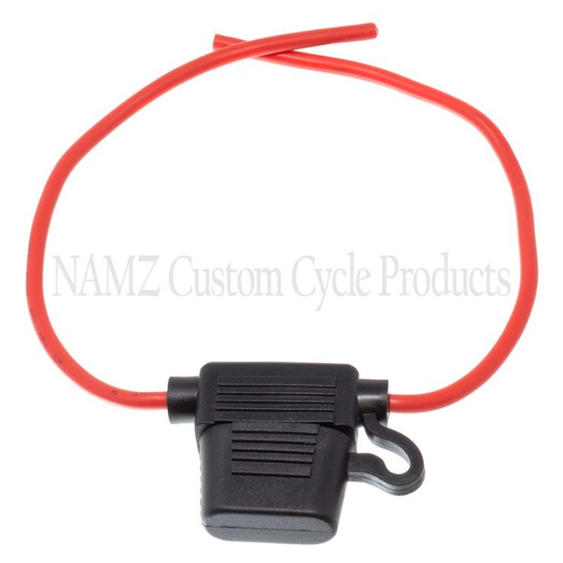 NAMZ Sealed ATO Fuse Holder 14g Wire (Fits ATO Fuses Up to 40 AMP) NAFH-01 NAFH-01 Photo - Primary