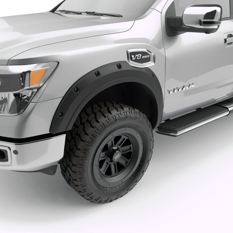 EGR 2017 Nissan Titan Bolt-On Look Fender Flares - Set - Black Matte (796005) 796005 796005 User 1