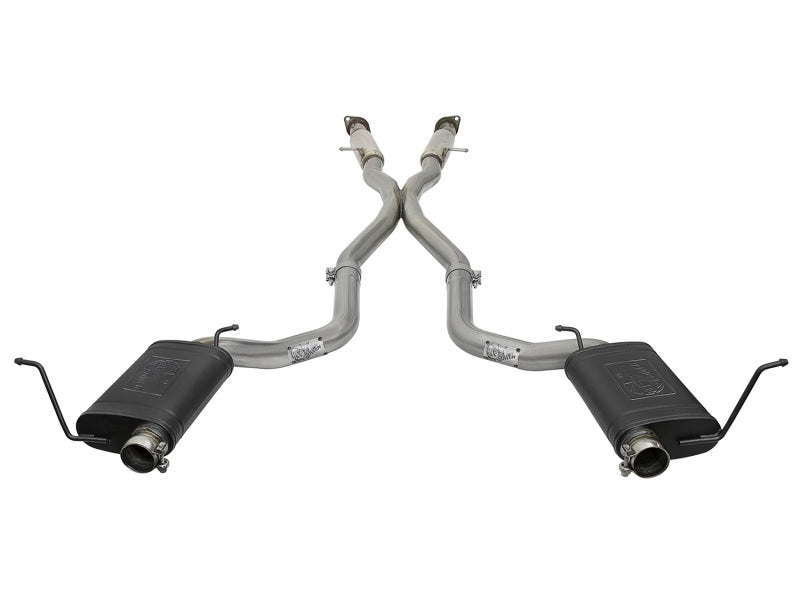 aFe MACH Force-Xp 3in 304 Stainless Steel Cat-Back Exhaust System 49-38059 Photo - Unmounted
