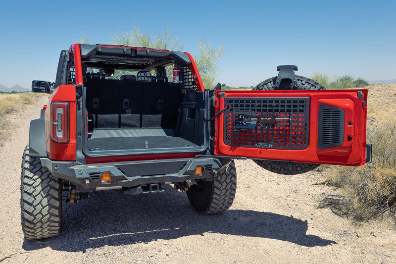 Addictive Desert Designs ADD 21-23 Ford Bronco Tailgate Molle Panel AC2302701NA AC2302701NA Photo - Mounted