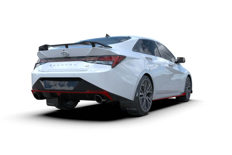 Rally Armor 2022 Hyundai Elantra N & N Line Black UR Mud Flap w/ Red Logo MF79-UR-BLK-RD MF79-UR-BLK-RD User 1