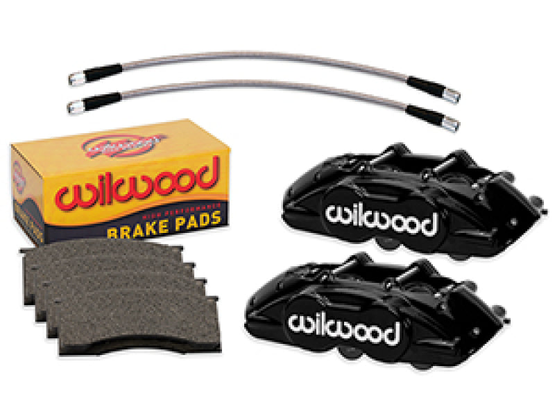Wilwood 65-67 Ford Mustang D11 Calipers w/ Pads & Lines - Black 140-16799-BK 140-16799-BK User 1