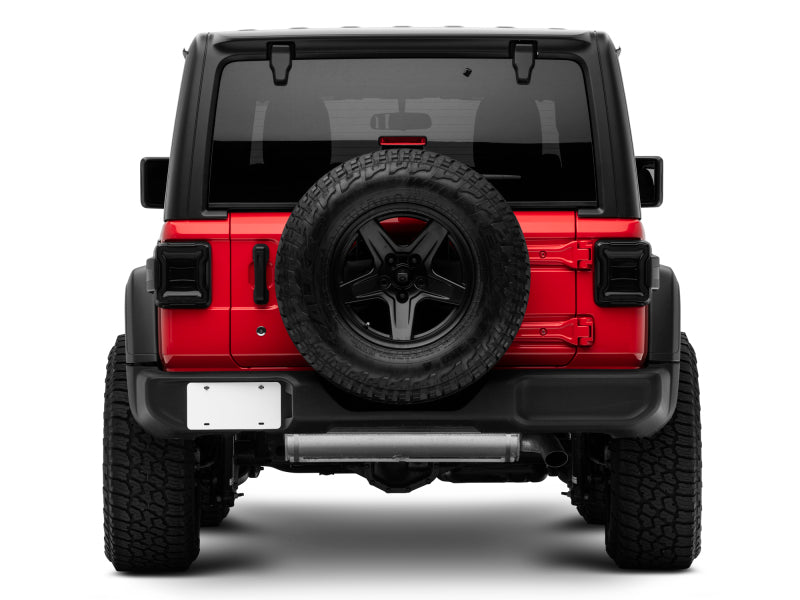 Raxiom 18-22 Jeep Wrangler JL LED Tail Lights- Black Housing (Smoked Lens) J133942-JL J133942-JL Photo - Close Up