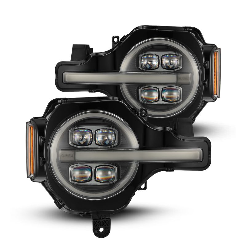AlphaRex 21-23 Ford Bronco NOVA LED Projector Headlights Black 880260 880260 Photo - Primary