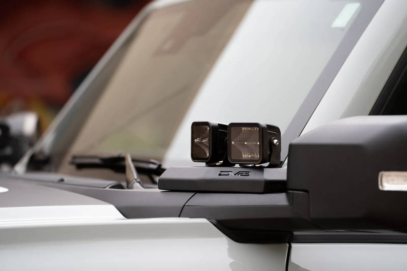 DV8 Offroad DV8 21-22 Ford Bronco A-Pillar Pod Light Mounts LBBR-02 LBBR-02 Photo - Mounted