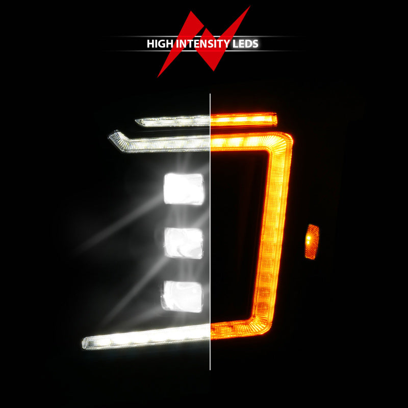 ANZO 15-20 GMC Yukon (Incl XL - Factory Halogen Models) Full LED Proj Headlights Black - Driver Side 111635X-L 111635X-L User 1