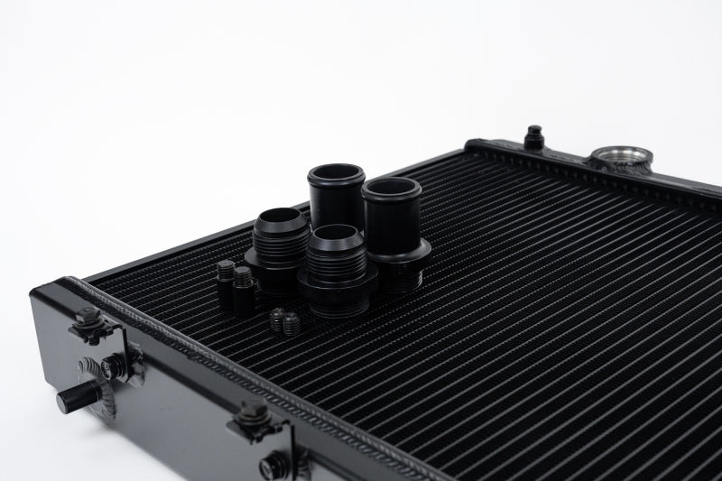 CSF 92-00 Honda Civic w/K-Swap V3 Radiator - Black Finish 2850KB 2850KB Photo - Close Up